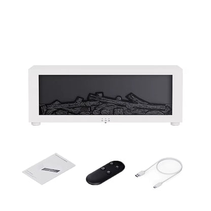 Transform Your Space with the Air Aroma Humidifier - Essential Oils Diffuser with LED Flame Effect and Remote Control