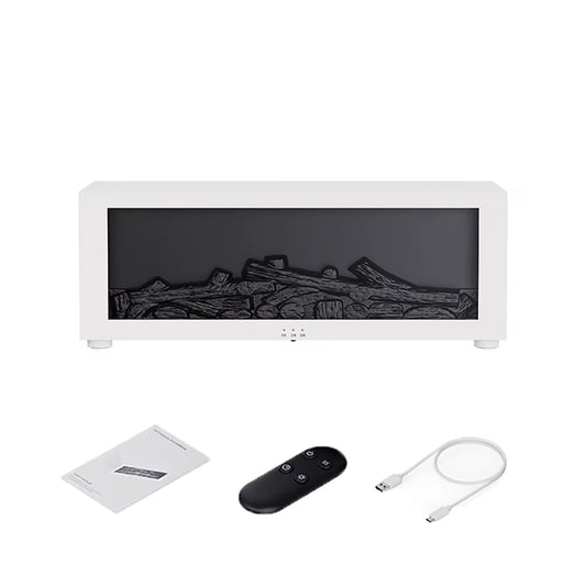 Transform Your Space with the Air Aroma Humidifier - Essential Oils Diffuser with LED Flame Effect and Remote Control